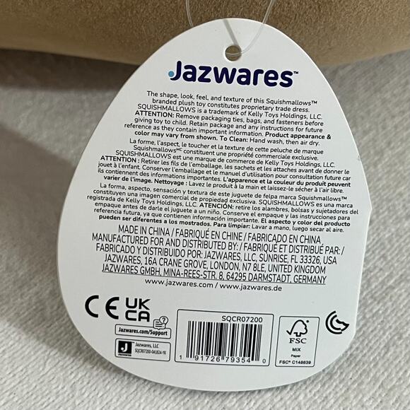 Original Squishmallows 14" Sanda Margherita Pizza Slice Soft Plush Toy Pillow - Picture 4 of 4